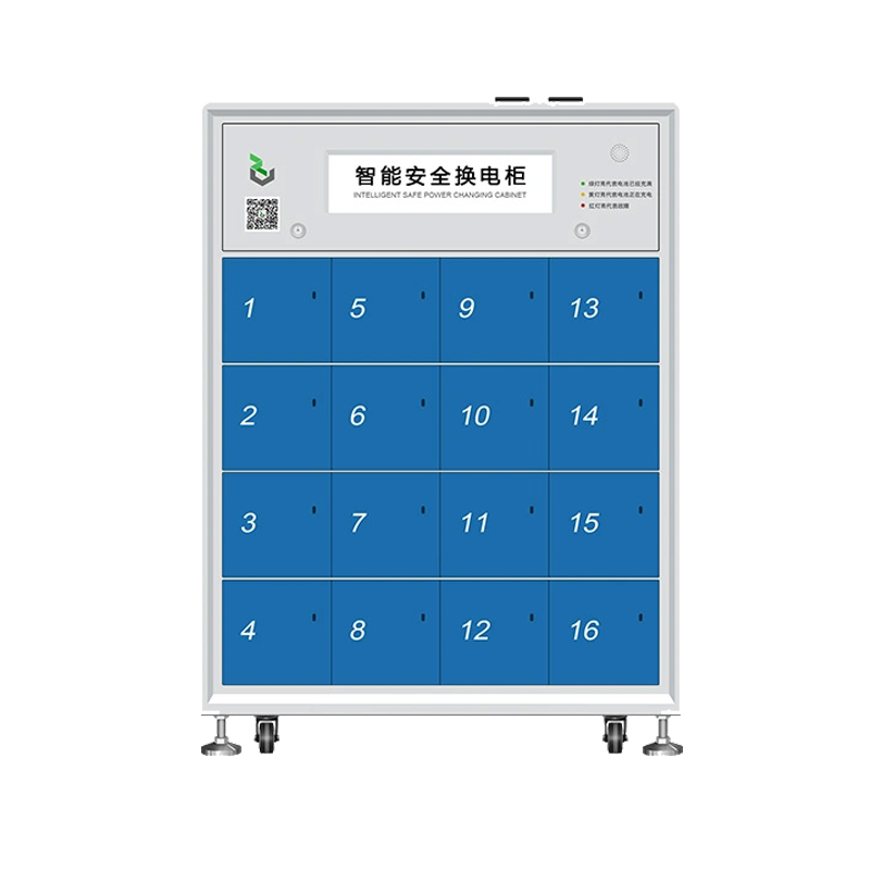 16-Bay Lightbox Charging and Swapping Cabinet